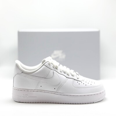 NEW* MEN Nike Air Force 1 '07 Low White/White (CW2288 111), Sz 8.0