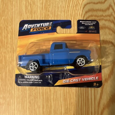 Maisto Adventure Force 1957 Chevy Pickup Truck Blue 1:64 | eBay