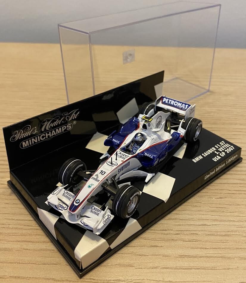 MINICHAMPS BMW Sauber USA GP 2007 Vettel 1:43 | eBay