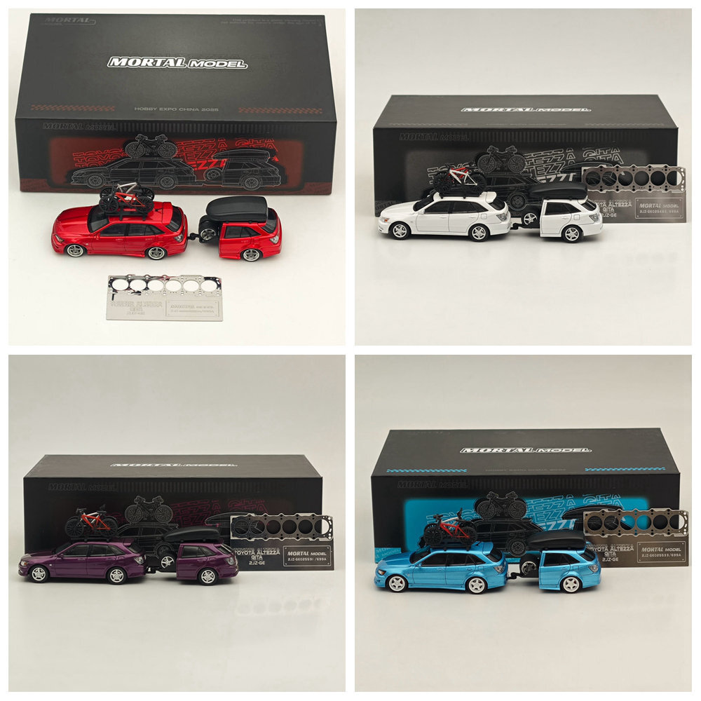 Mortal 2025 HEC 1/64 Diecast Toyota Altezza Gita Lexus IS200 Comes