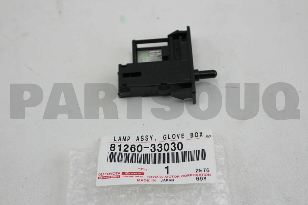 8126033030 Genuine Toyota LAMP ASSY, GLOVE BOX 81260-33030 | eBay