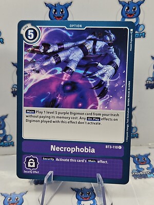 Digimon Card Game Necrophobia BT3-110 C NM | eBay