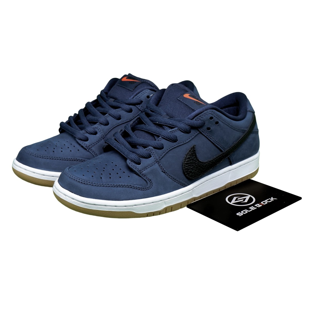 Size 8 - Nike Dunk Pro ISO SB Low Navy Gum for sale online | eBay