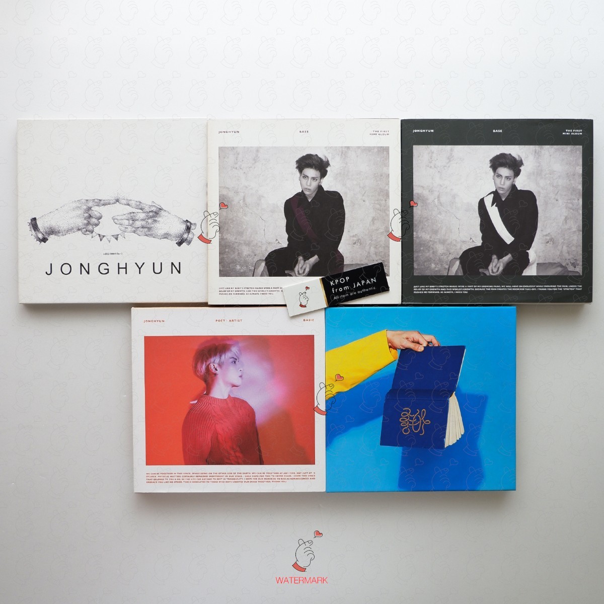 JONGHYUN BASE SHE IS POET ARTIST Story Op.1 SOLO OPENED ALBUM