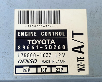 Toyota Hilux Surf KZN185G KZN185W 1KZTE A/T 89661-3D260 engine