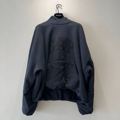 Yeezy Gap Engineered By Balenciaga Dove Hoodie Washed Black 472996