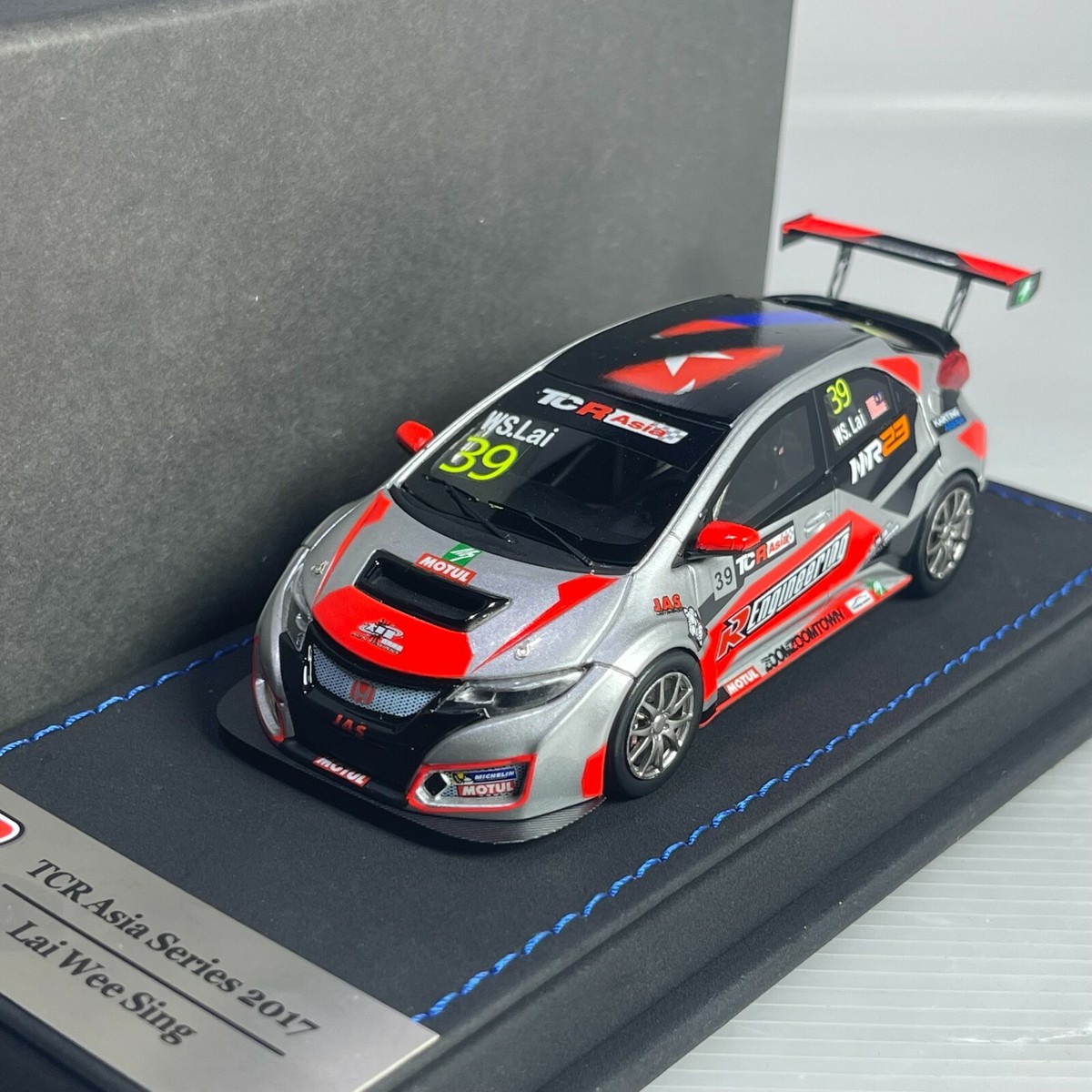 1/43 Peako TRC Asia Series Honda Civic FK2 Race Car TCR R