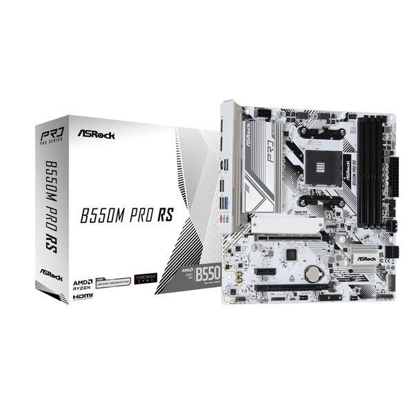 ASRock B550M Pro RS Motherboard AM4 Micro ATX DDR4 Ryzen 5000/4000