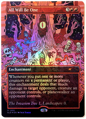 MTG All Will Be One RAINBOW FOIL Secret Lair Drop Series 1888 NM