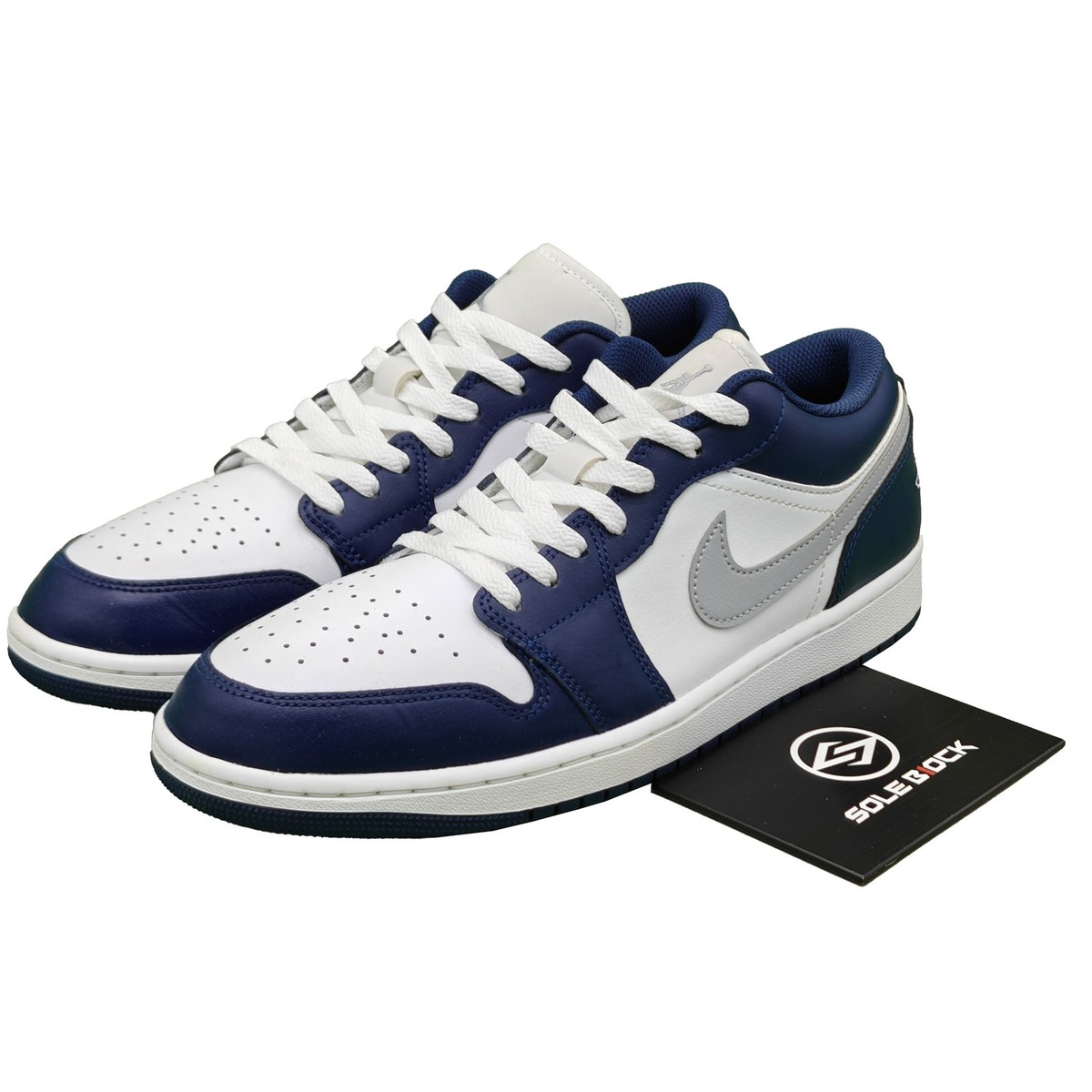 Nike Air Jordan 1 Low French Blue White Silver 553558-141 Mens