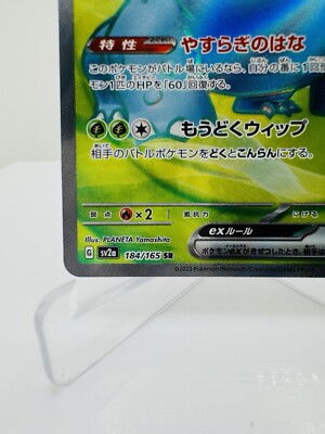 VENUSAUR EX 184/165 SR FULL ART 151 SET JAPANESE NM TCG POKEMON