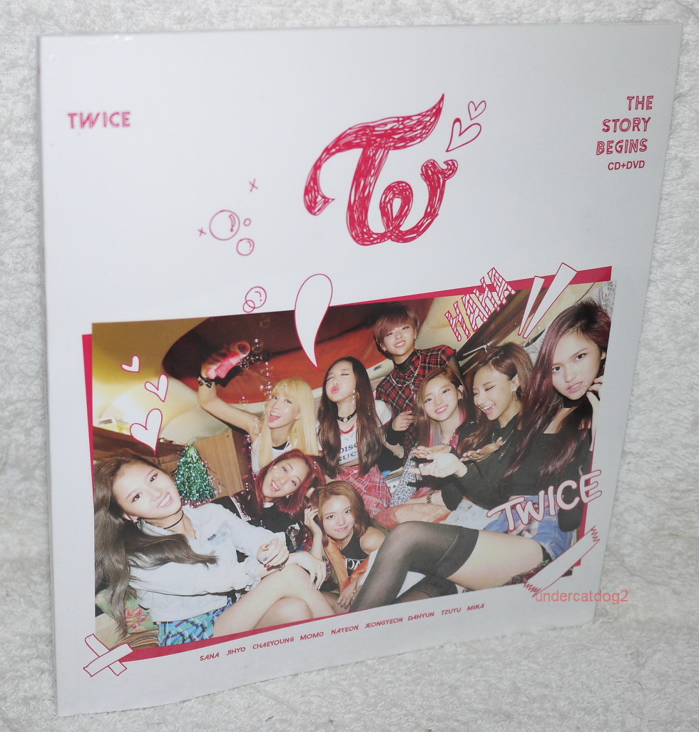 Twice Mini Album Vol. 1 The Story Begins Taiwan Ltd CD+DVD | eBay