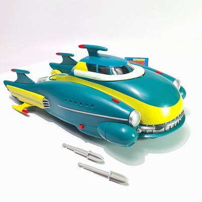 Vtg Space Jam MORON AIRSHIP + NERDLUCK SCOUNT POD 100% COMPLETE