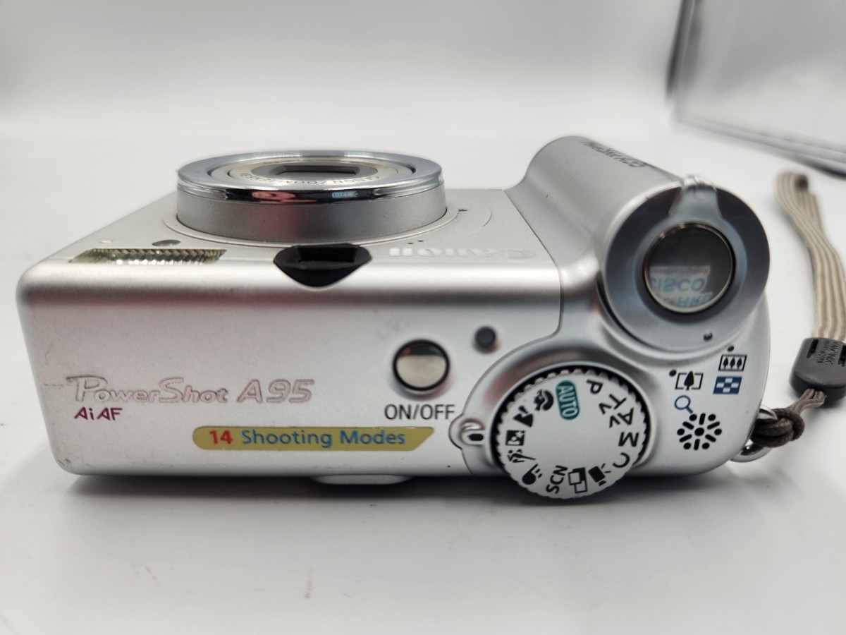 Canon PowerShot A95 5.0MP Digital Camera - Silver (Kit w/ Not