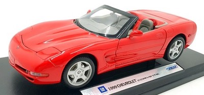 Welly 1/18 Scale Diecast 2111 - 1999 Chevrolet Corvette - Red | eBay