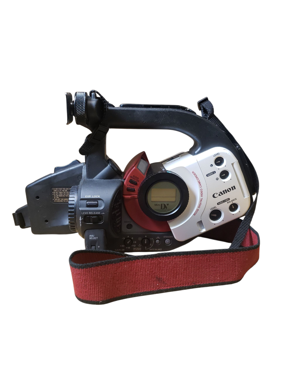 Canon XL1 Camcorder Black/White W/ Extras Tested Working DM XL1s