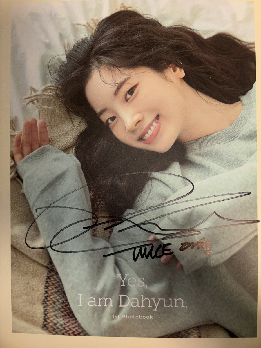 TWICE DAHYUN [YES, I AM DAHYUN] Autographed Signed PhotoBook Album