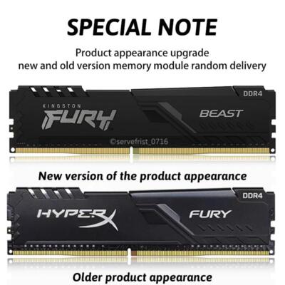 Kingston Fury Beast 16GB DDR4 Ram Memory 3200 MHz PC4-25600 288