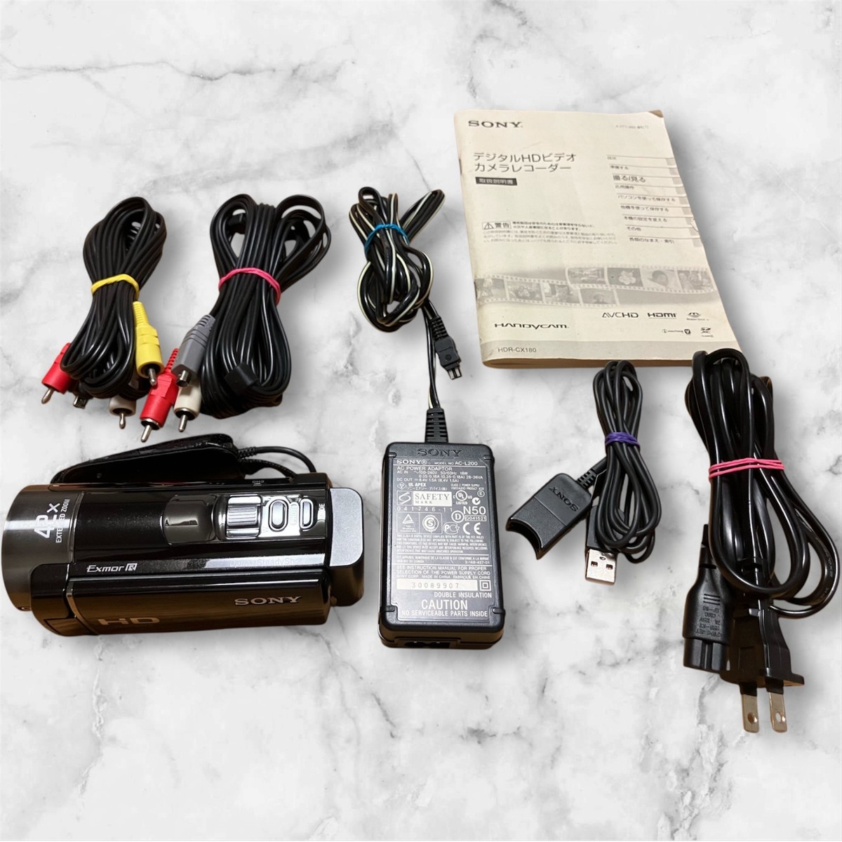 SONY Video camera HDR-CX180 Full HD60 internal 30x optical back