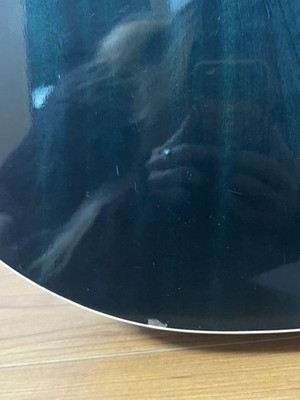 Electric Acoustic Guitar Mavis CS-100E-SBU Blue-Green Made in