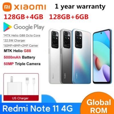 Xiaomi Redmi Note 11 128GB 4/6GB Global Android Unlocked