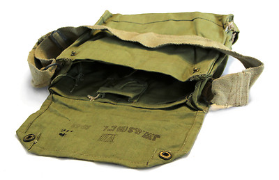Genuine WWII British Mk VII Gas Mask Bag Indiana Jones Satchel | eBay