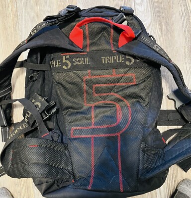 TRIPLE FIVE SOUL NYC Vintage Camping, Hiking, Urban Backpack Black