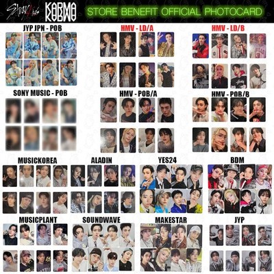 STRAY KIDS KARMA JAPAN POB PHOTOCARD SONY HMV JYP LUCKY DRAW STORE
