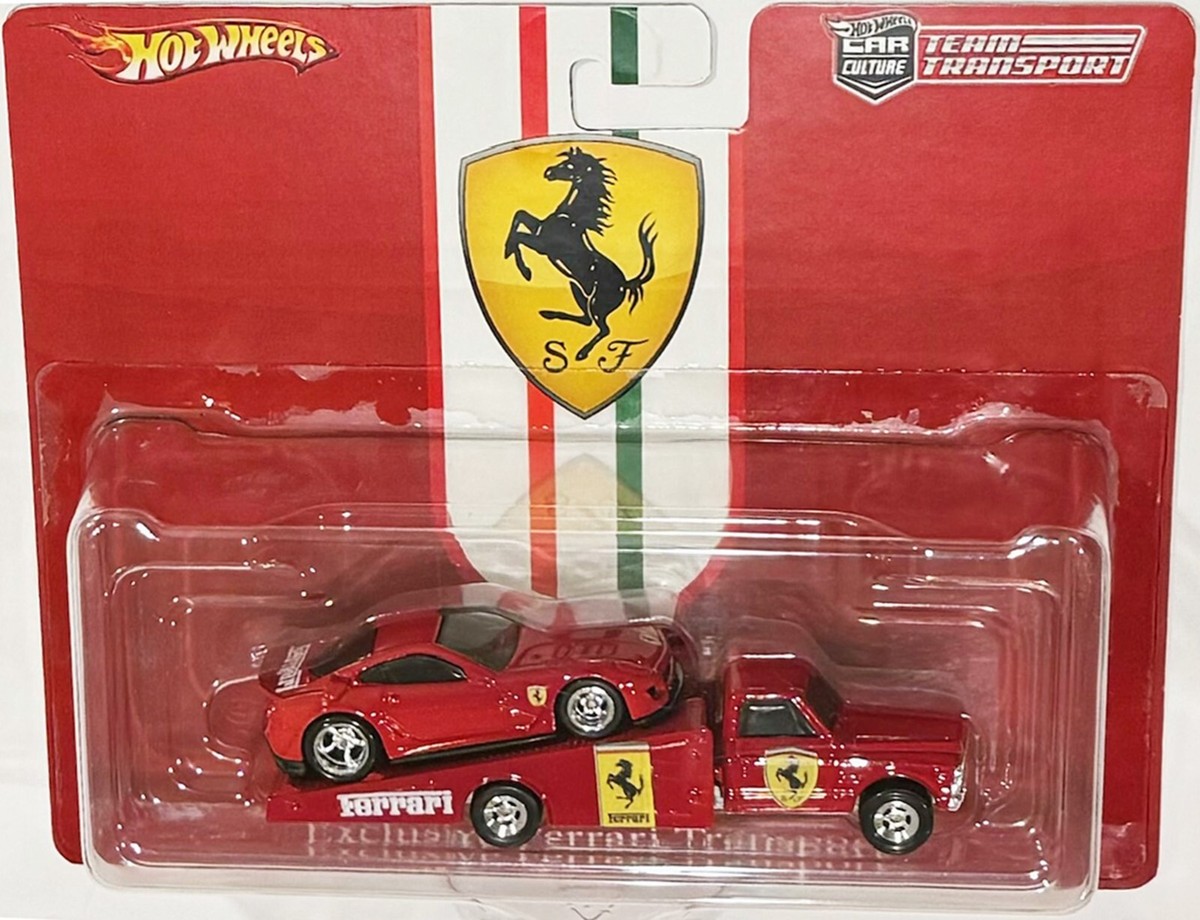 Custom Hot Wheels Team Transport FERRARI La Ferrari on the Ramp w