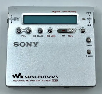 Sony MD Walkman - Portable MiniDisc Player - Silver (MZ-R900/S) | eBay