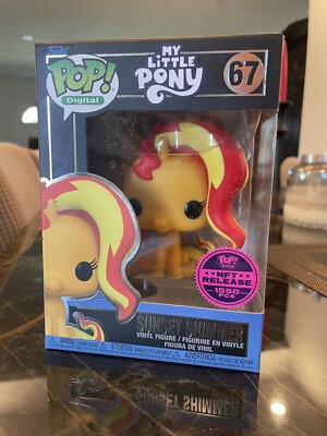 Funko Pop Digital n f t Exclusive #67 My Little Pony Sunset