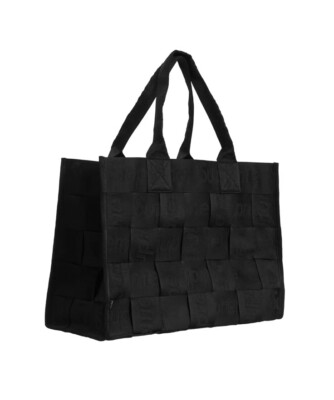 Supreme Woven Large Tote Bag Black | eBay