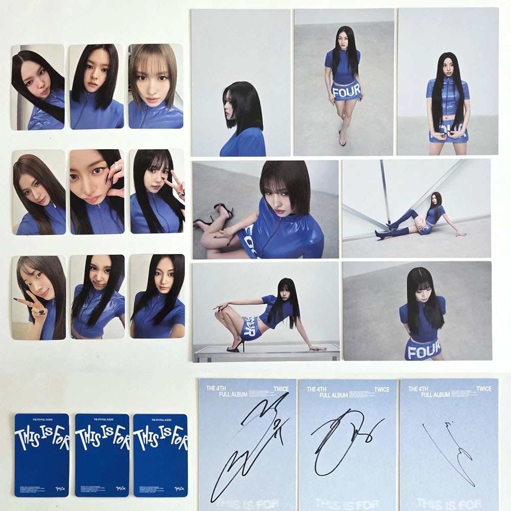 TWICE 4th Album This Is For Target POB Photocard Hand Written