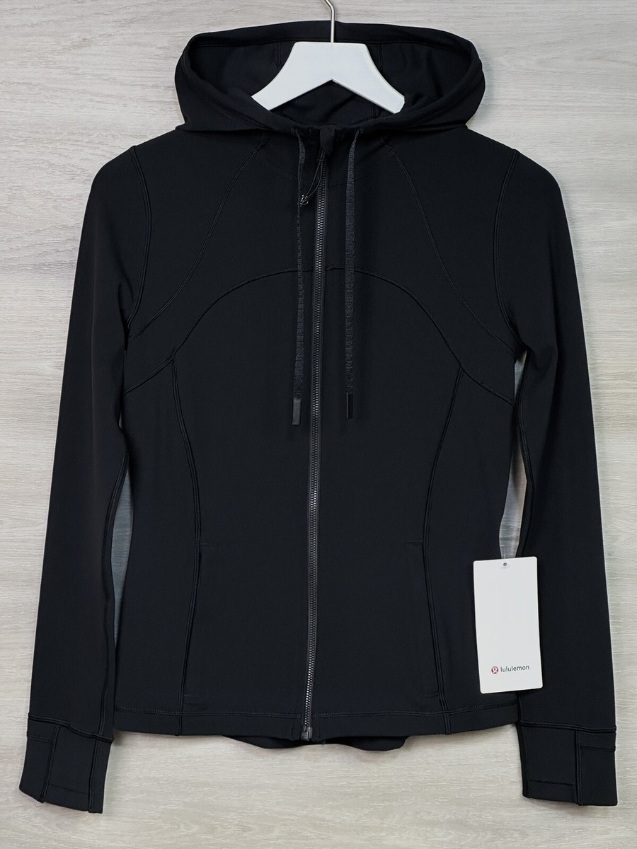 Lululemon Hooded Define Jacket Nulu Size 8 Black BLK 76010. | eBay