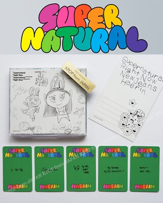 HAERIN NewJeans Supernatural Solo ver. CD with Photocard set Japan