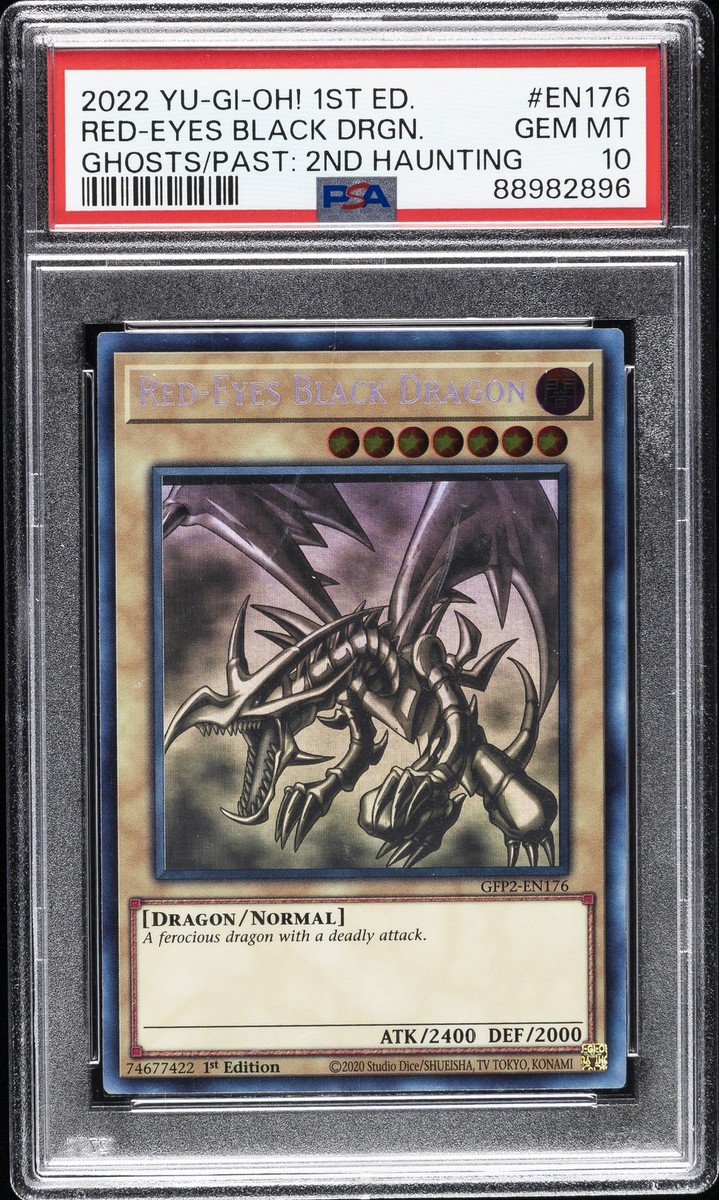 2022 1ST ED #EN176 RED-EYES BLACK DRAGON PSA 10 | eBay