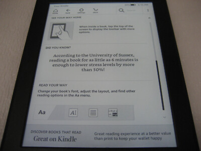 Amazon Kindle Paperwhite 7th Generation, 4GB, Wi-Fi, 300 ppi