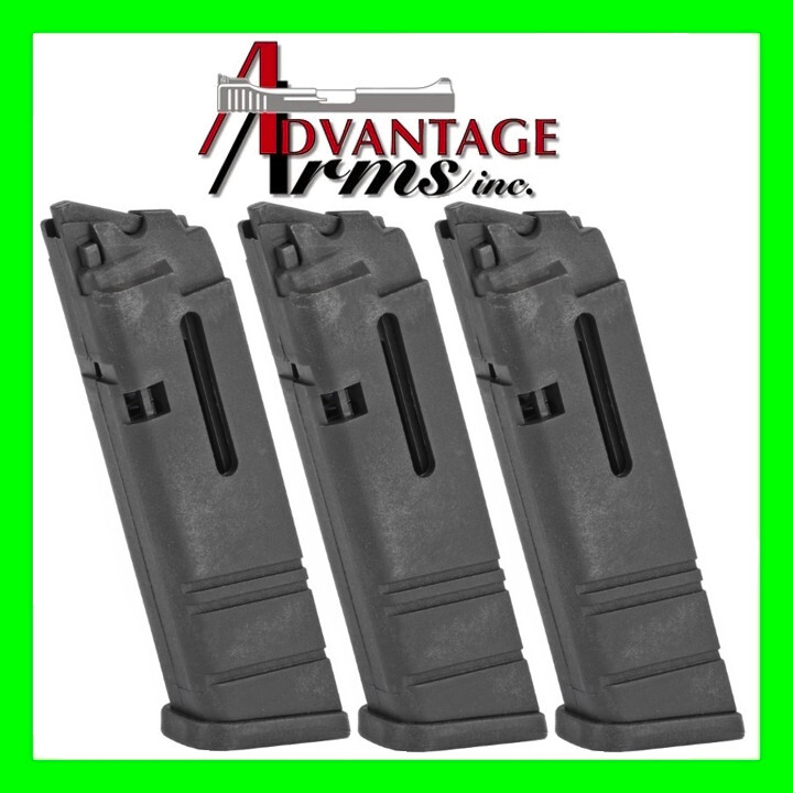 3 - Advantage Arms for Glock 17 22 Conversion .22 LR Magazine 10
