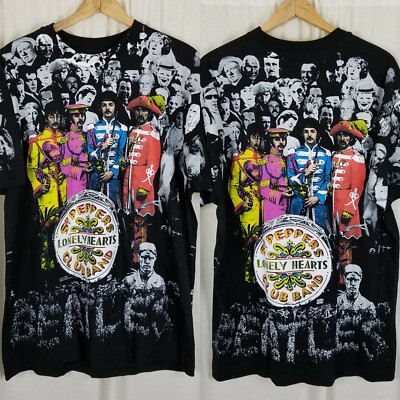 Vintage Winterland The Beatles All Over Print Double Sided TShirt