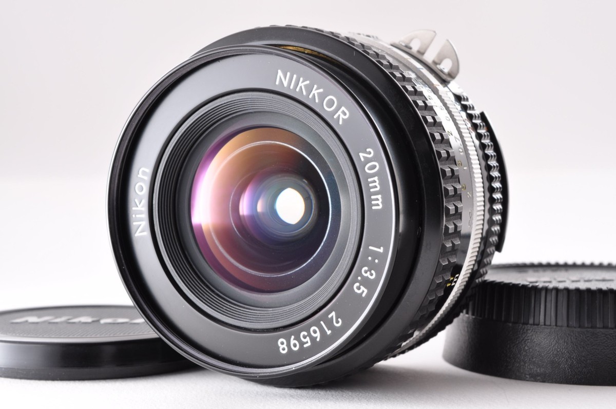 Nikon Ai-S NIKKOR 20mm f/3.5 [Mint-] Wide Angle Prime MF Lens F