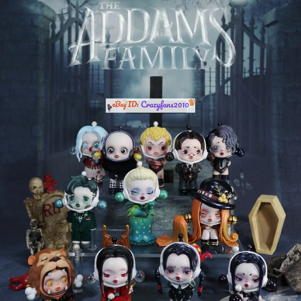 POP MART Skullpanda Addams Family Series Confirmed Blind Box