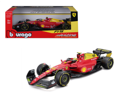 1/18 Bburago F1 Ferrari Racing F1-75 Carlos Sainz 55 Italian GP