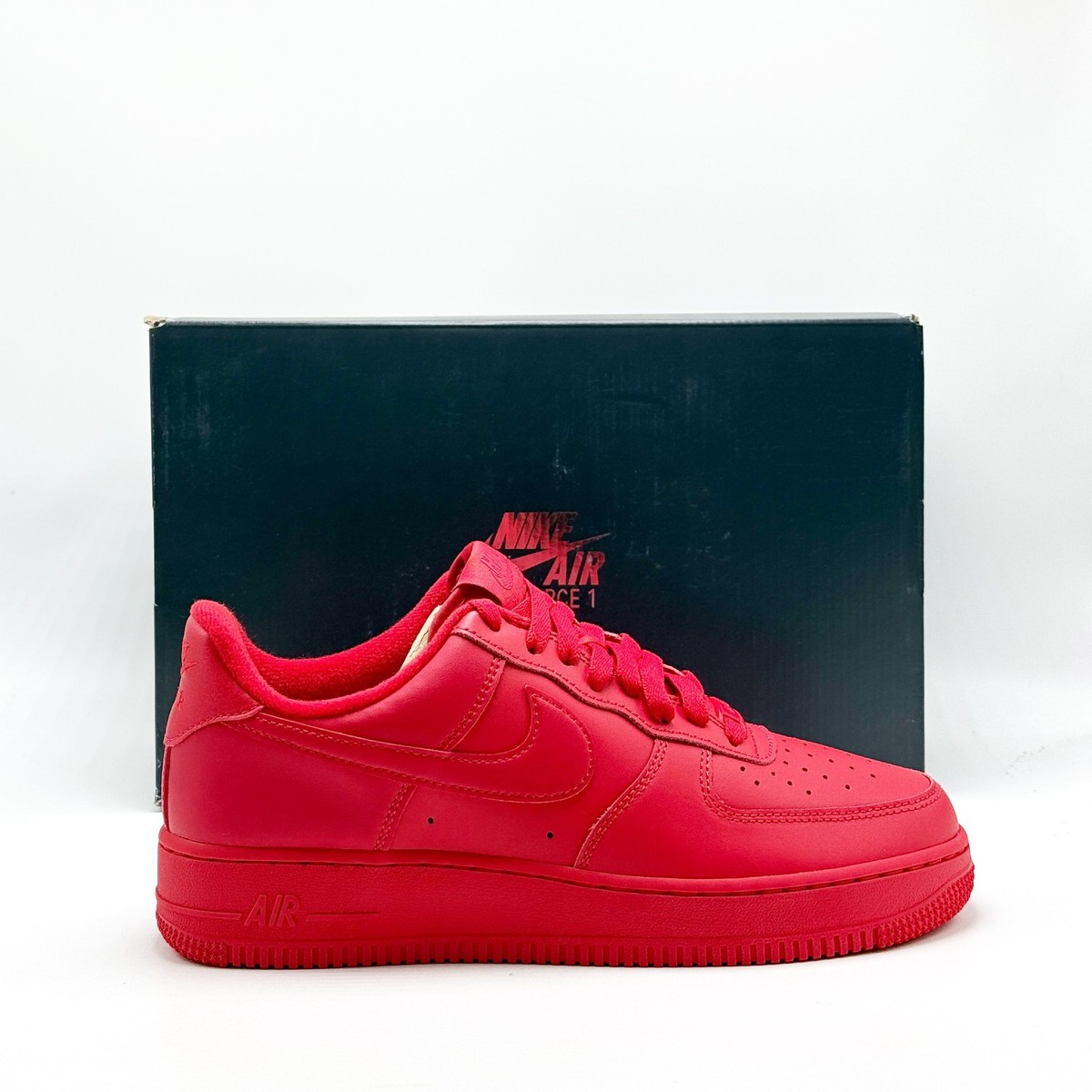 Size 8 - Nike Air Force 1 Low Triple Red for sale online | eBay