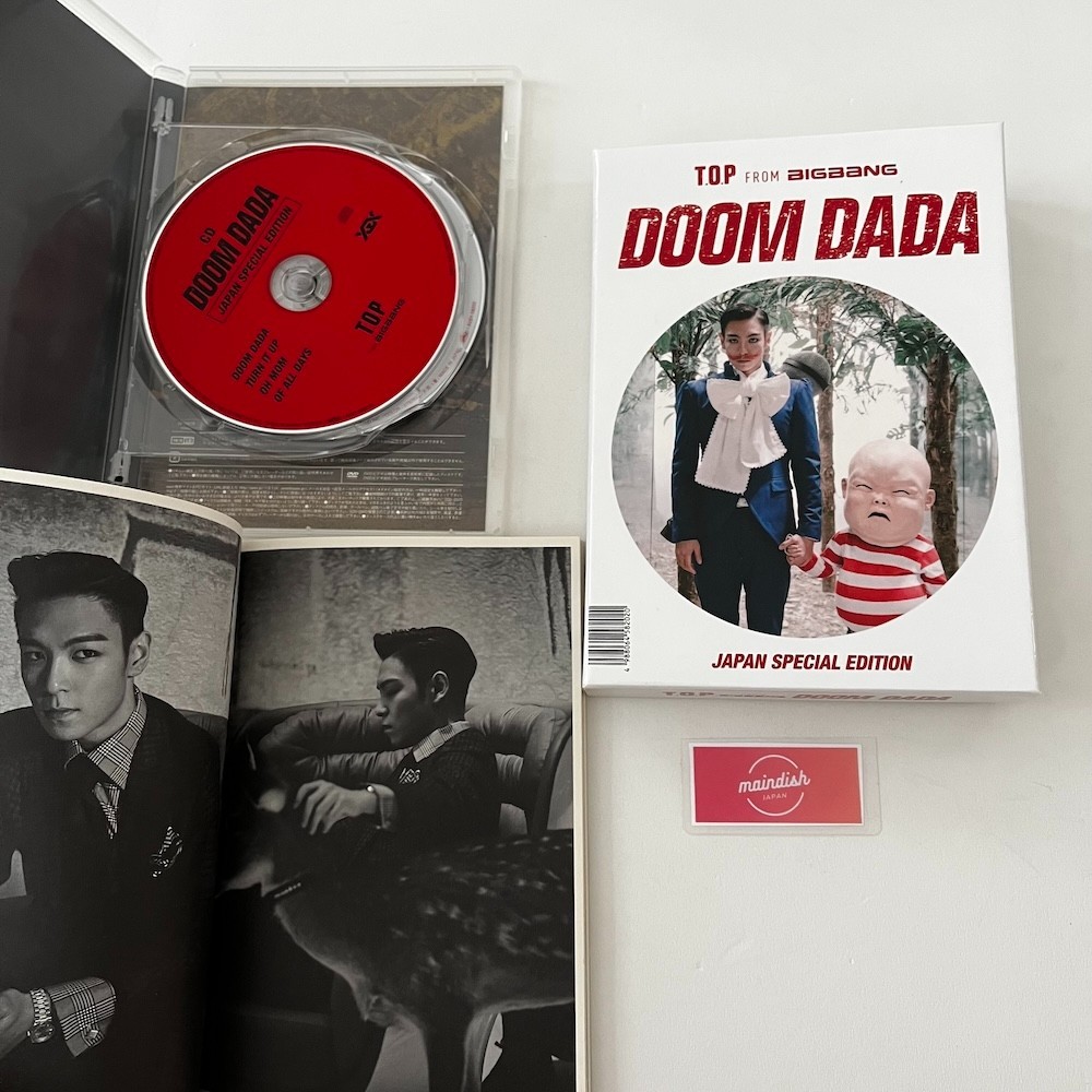 T.O.P Doom Dada CD + DVD + Photo Book Japan Special Edition