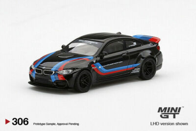 MINI GT 1:64 LB Work BMW M4 Black with M Stripes Car in box | eBay