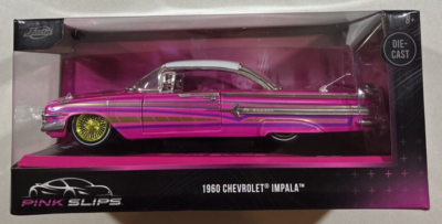 NEW 2024 Jada Pink Slips 1960 Chevrolet Impala Lowrider Metallic
