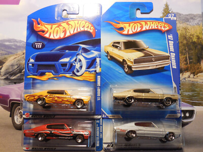 Hot Wheels 1967 67 Dodge Charger LOT 4 FIRST EDITIONS WASTELANDERS