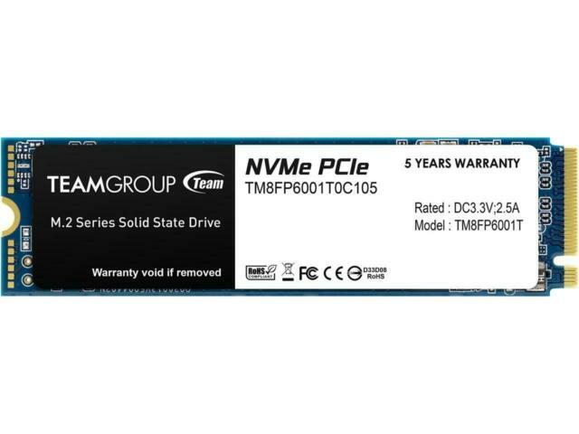 Team Group TM8FP6001T0C101, 1TB, Internal, Solid State Drive for