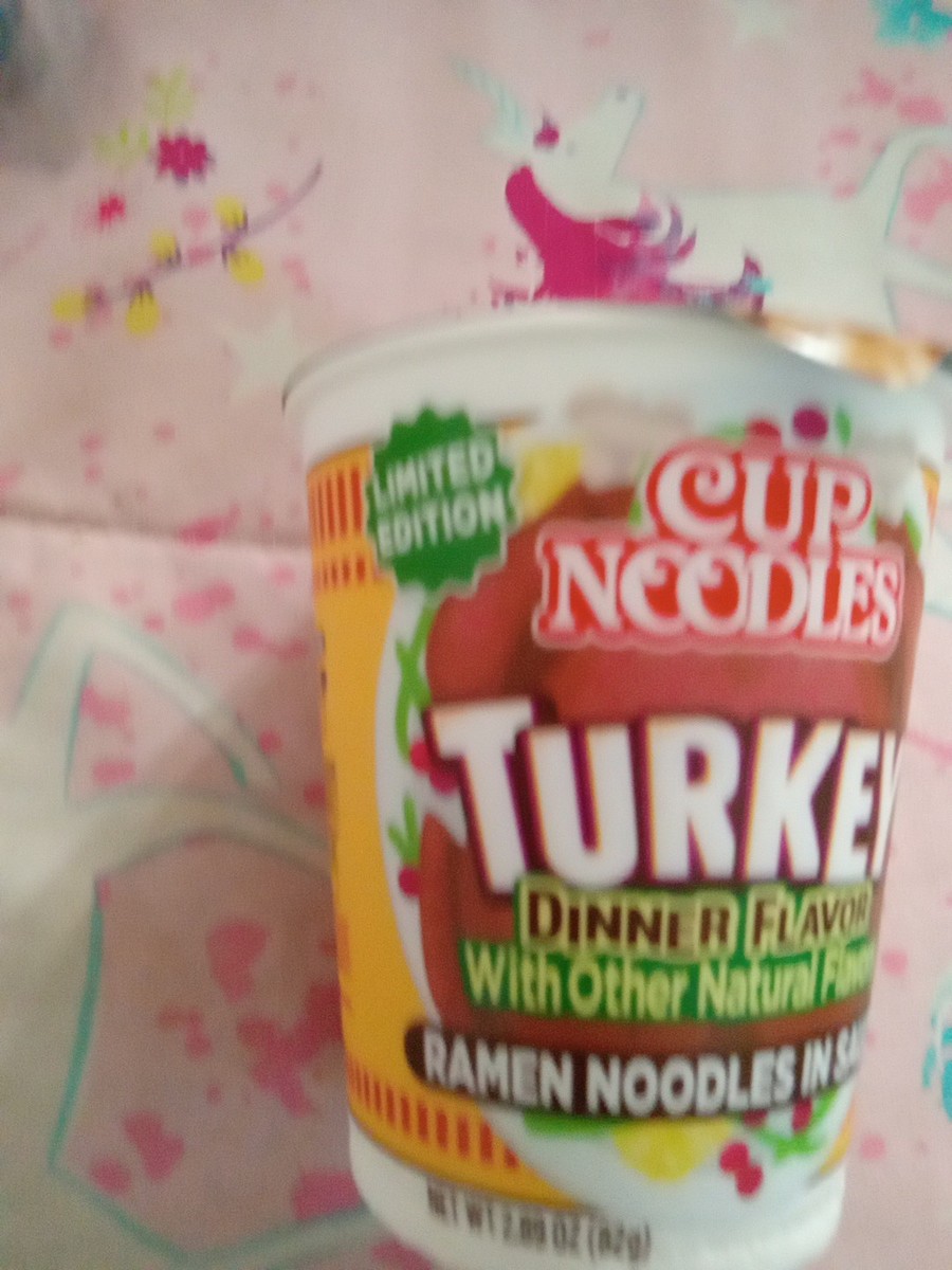 Nissin Cup Noodles Ramen Novelty Turkey Dinner Flavor Limited