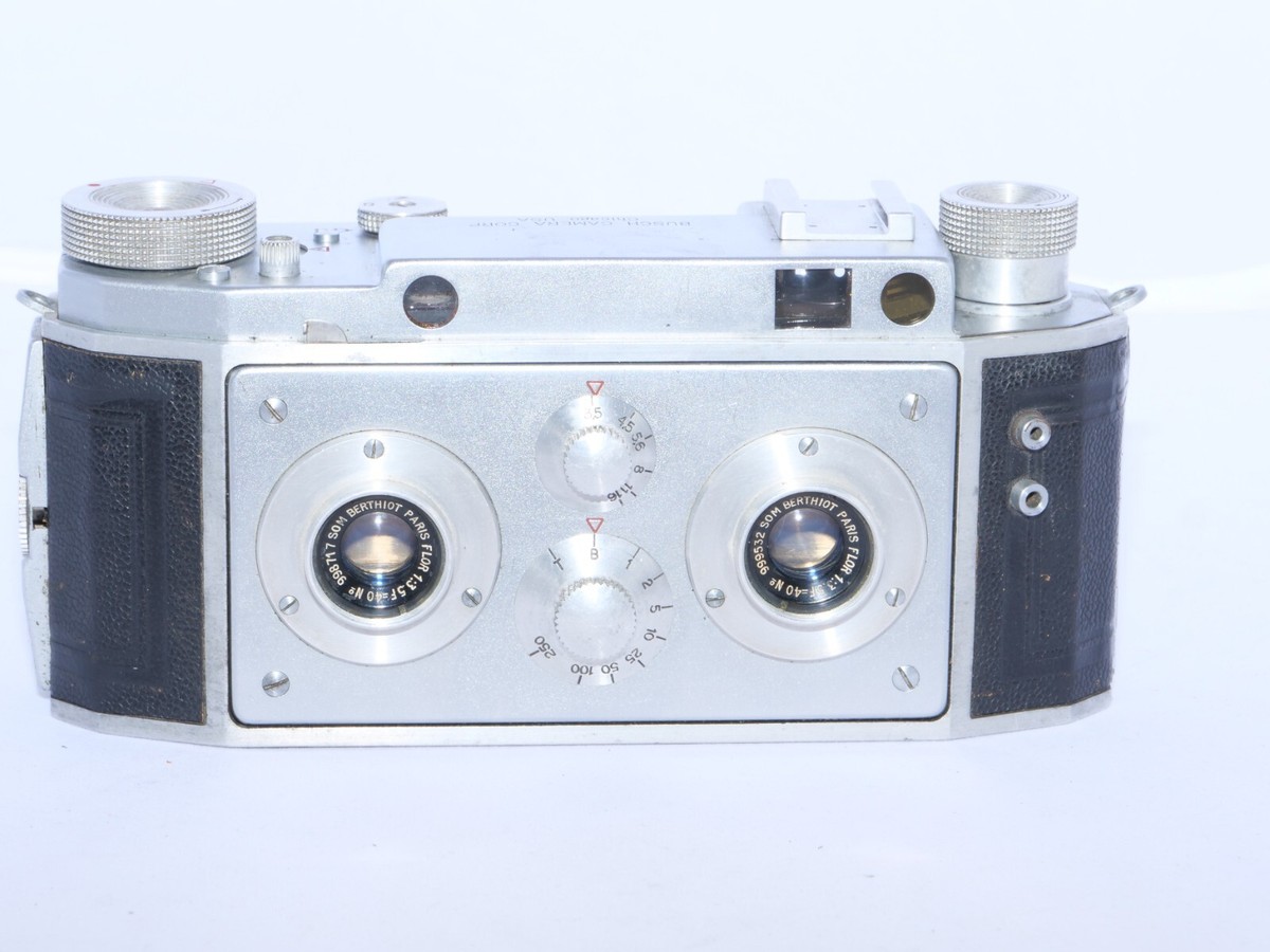 Busch F40 Veriscope 3D Stereo Film Camera. Made in France